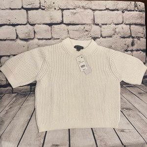 French Connection Mozart Luna Waffle Sweater Size:Small